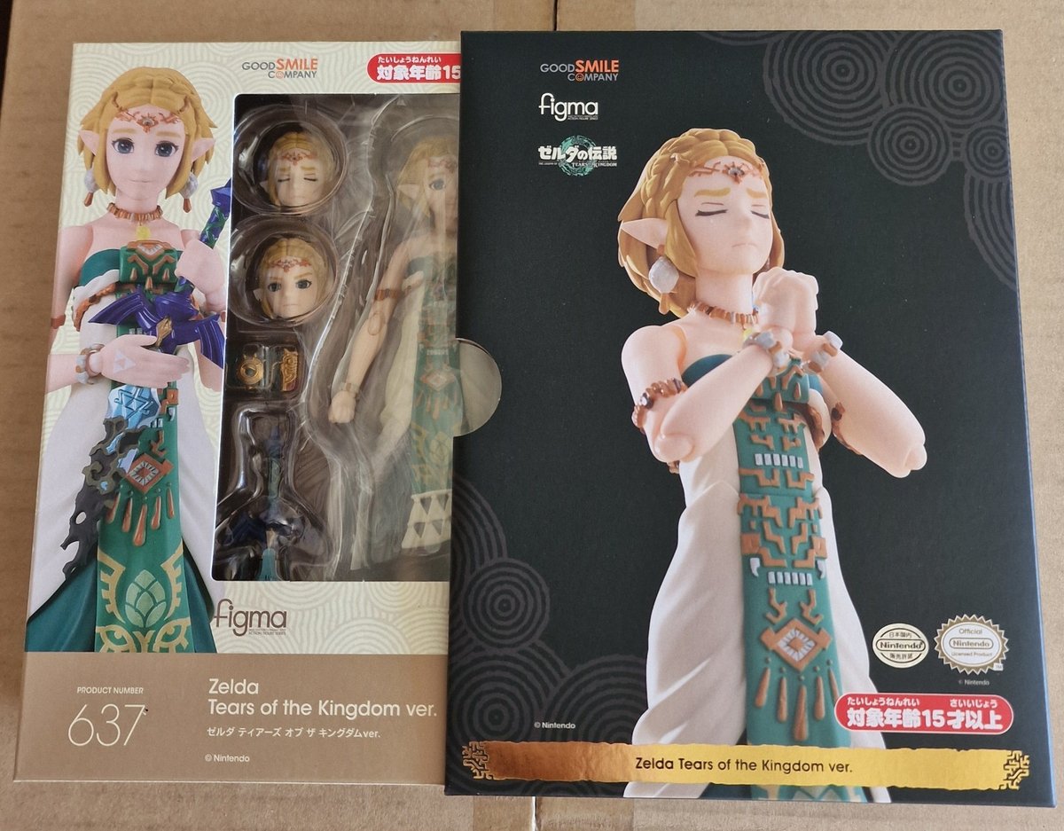 NUOVO IN MAGAZZINO - Figurina Good Smile Company Zelda Figma #637 Lacrime del Regno