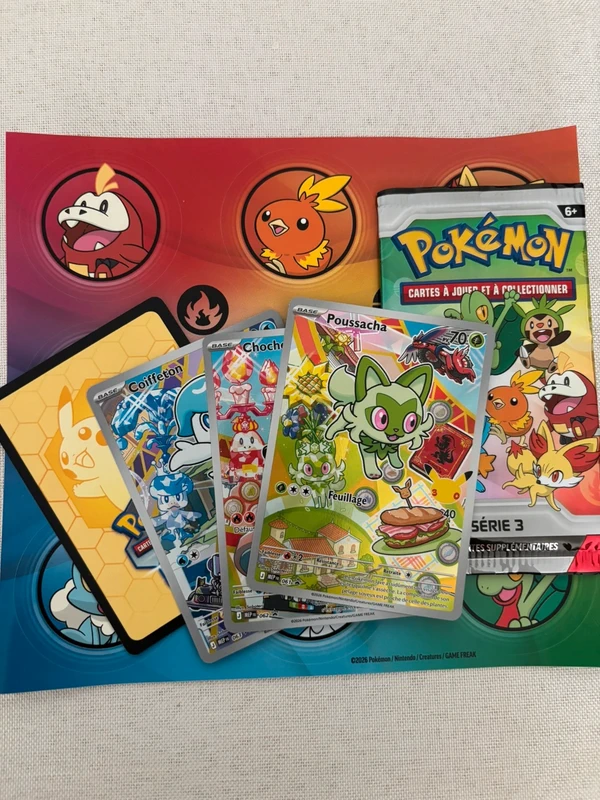 Cartes Pokémon: Premiers partenaires série 3