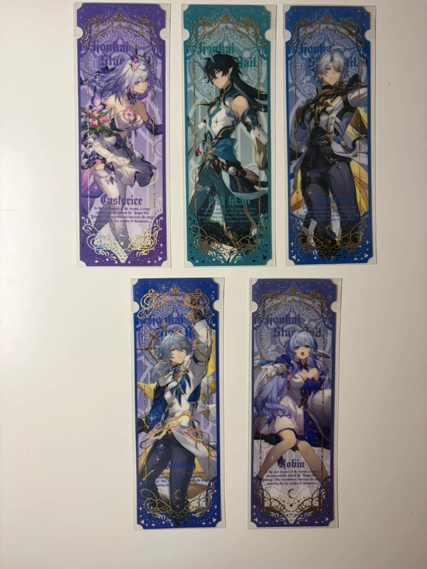 5 Holographic Ticket of star rail