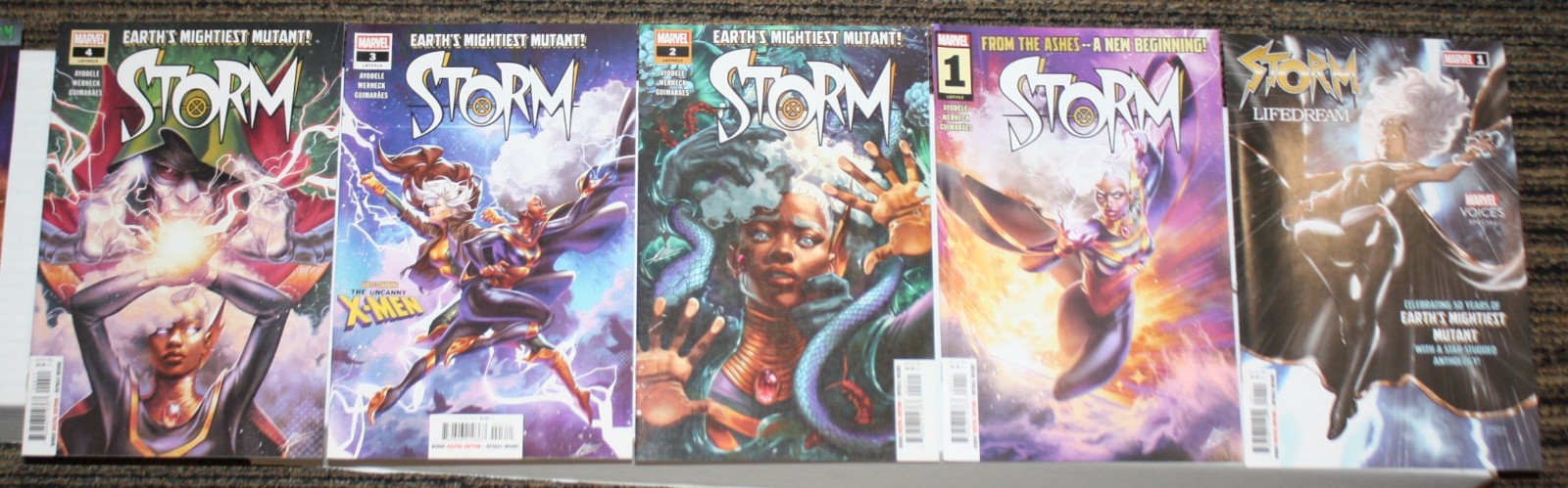 Marvel Storm (2024) #1-12 PLUS Lifedream Spcl #1 SET COMPLETO TUTTI I 1 come
