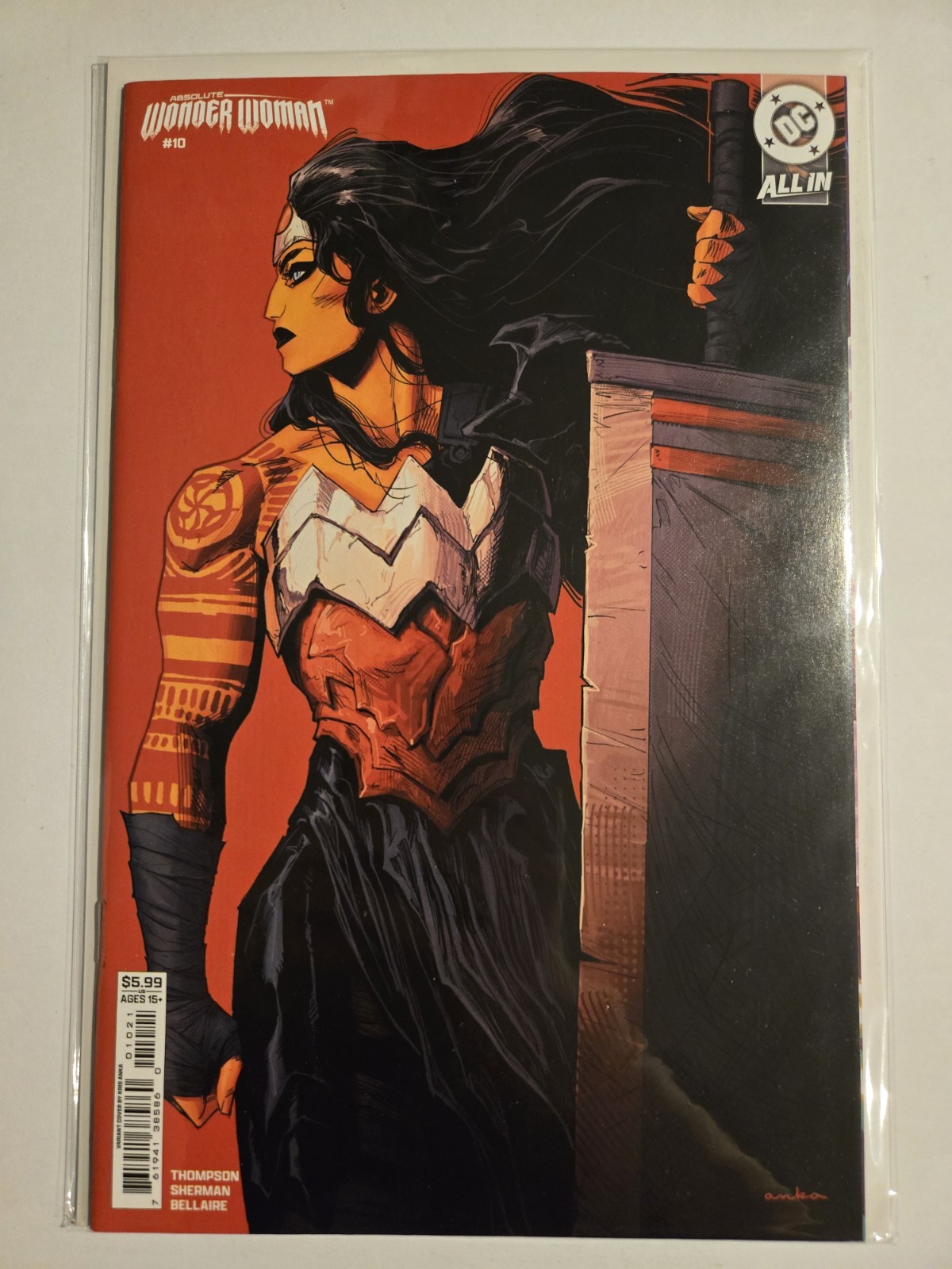 Absolute Wonder Woman #10 Copertina B variante Kris Anka (2025)