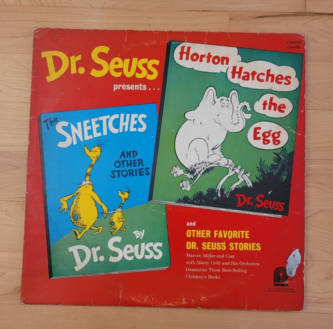 Dr. Seuss Presents Horton Hatches The Egg, The Sneetches-Vinyl LP record CAS1051