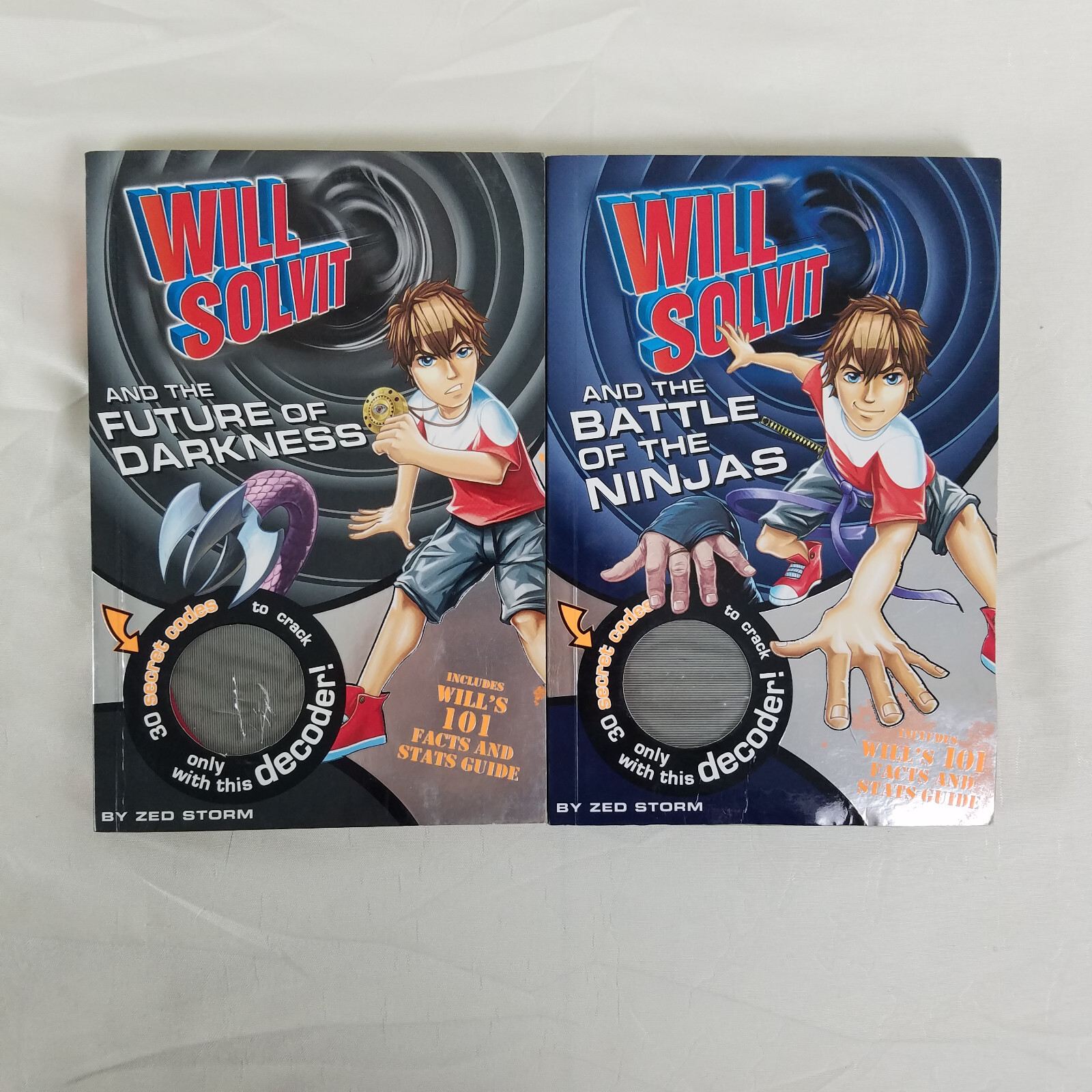 Lotto manga Will Solvit volumi 8 e 9 Zed Storm inglese usato graphic novel fumetto