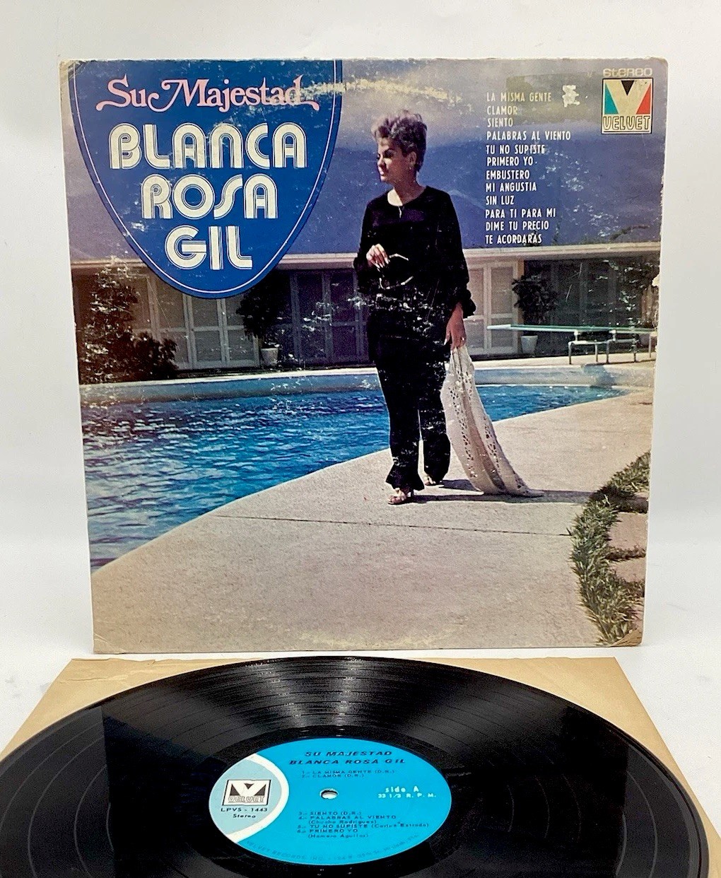 BLANCA ROSA GIL Su Majestad ( VELVET VINYL LP. U.S. ) VG++