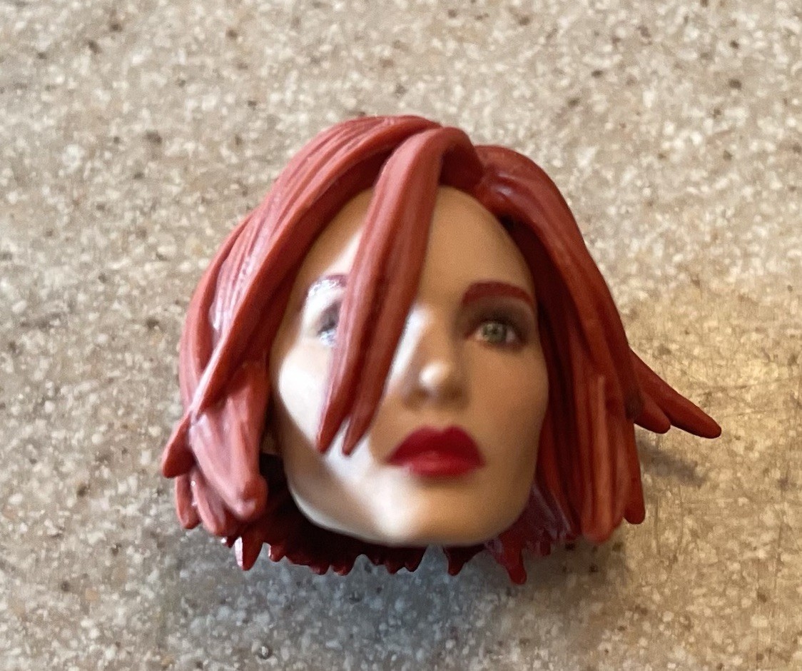 Marvel Legends Avengers Beyond Earth's Mightiest Black Widow testa di capelli corti