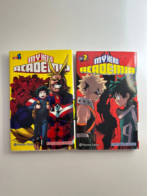 Manga My Hero Academia 1 y 2