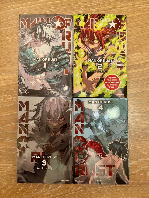 Man of rust Tome 1 a 4 - Lot manga
