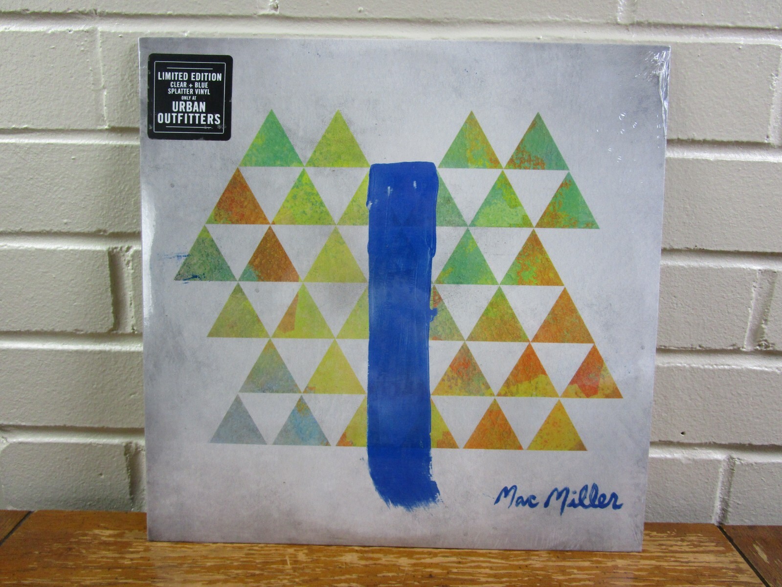 Mac Miller Blue Slide Park Exclusive Limited Clear Blue Splatter Color Vinyl LP