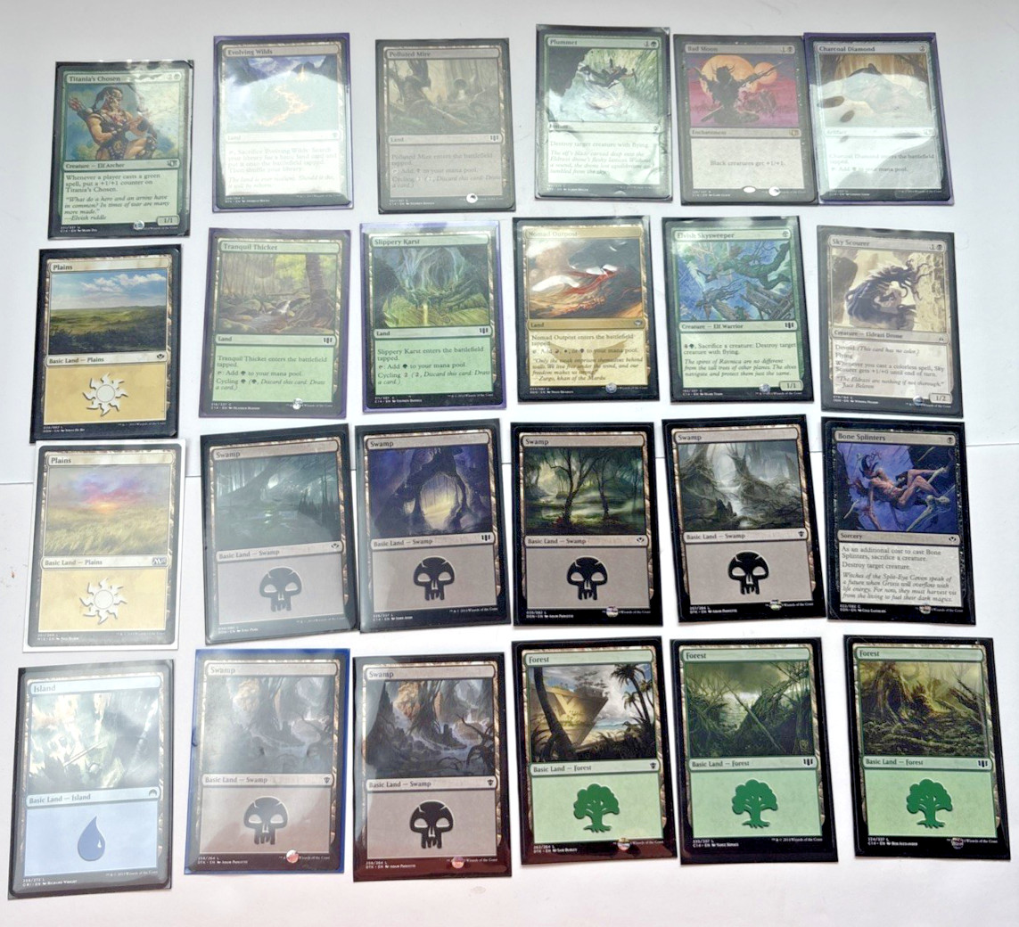 Magic: The Gathering Deckmaster lotto misto di 24 carte