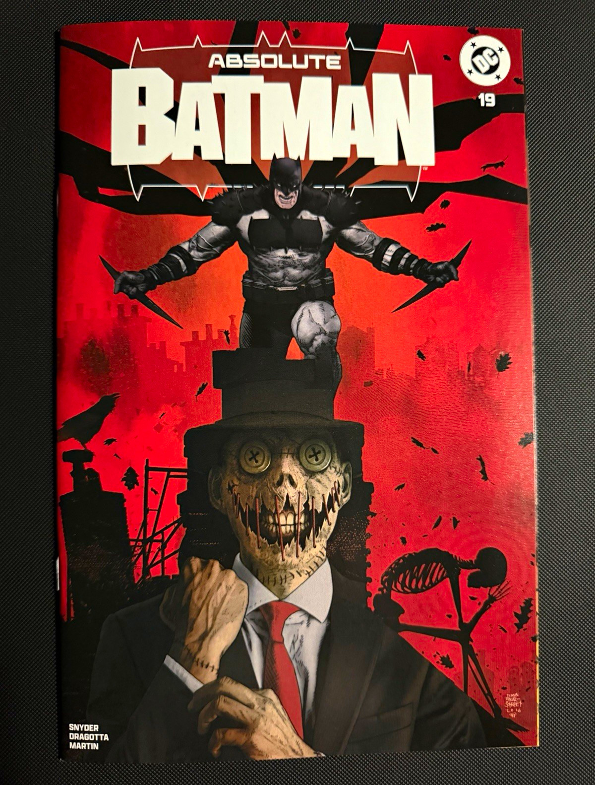 Copertina variante Absolute Batman #19 Tim Bradstreet - Snyder Dragotta Martin - quasi nuova