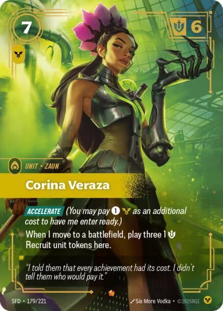 Corina Veraza [Spiritforged] 179/221 NM Foil