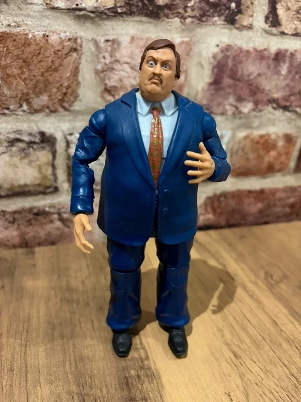 WWE wrestler Paul Bearer Elite Rare figure with urn mattel perfect condition