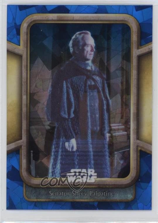 2024 Topps Chrome Sapphire Star Wars The Phantom Menace Emperor Palpatine 2k3