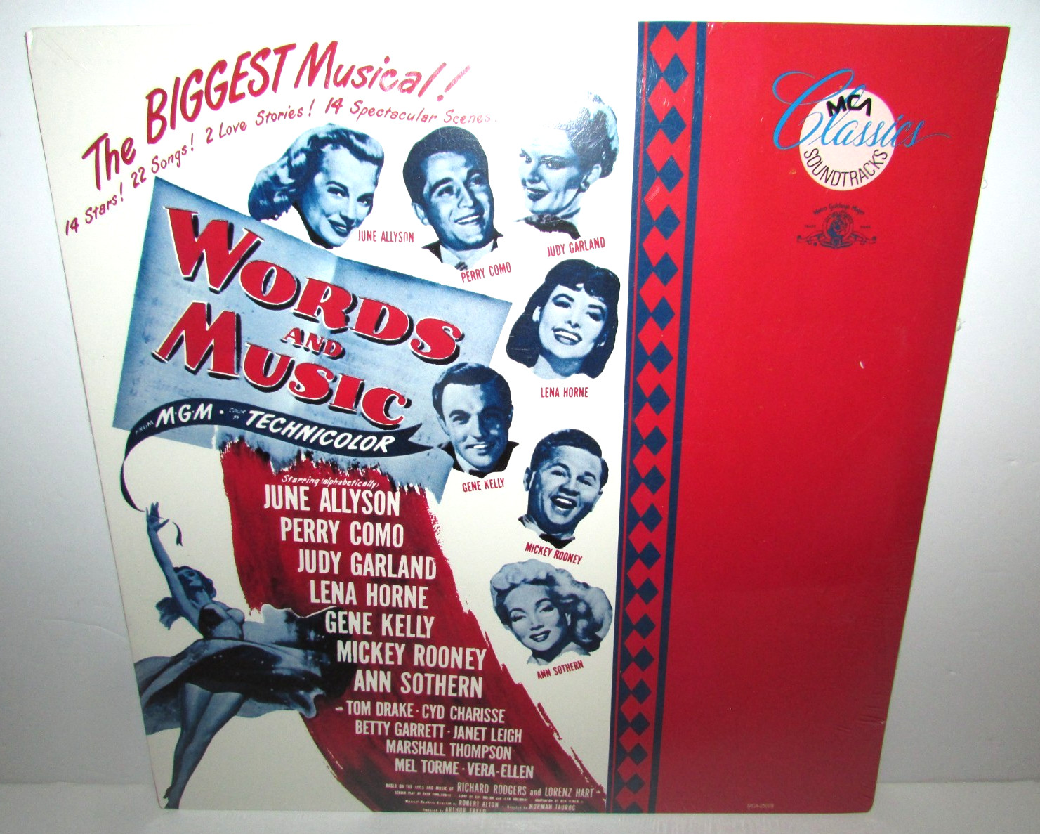 Words and Music Musical LP MCA Classics Soundtracks SEALED
