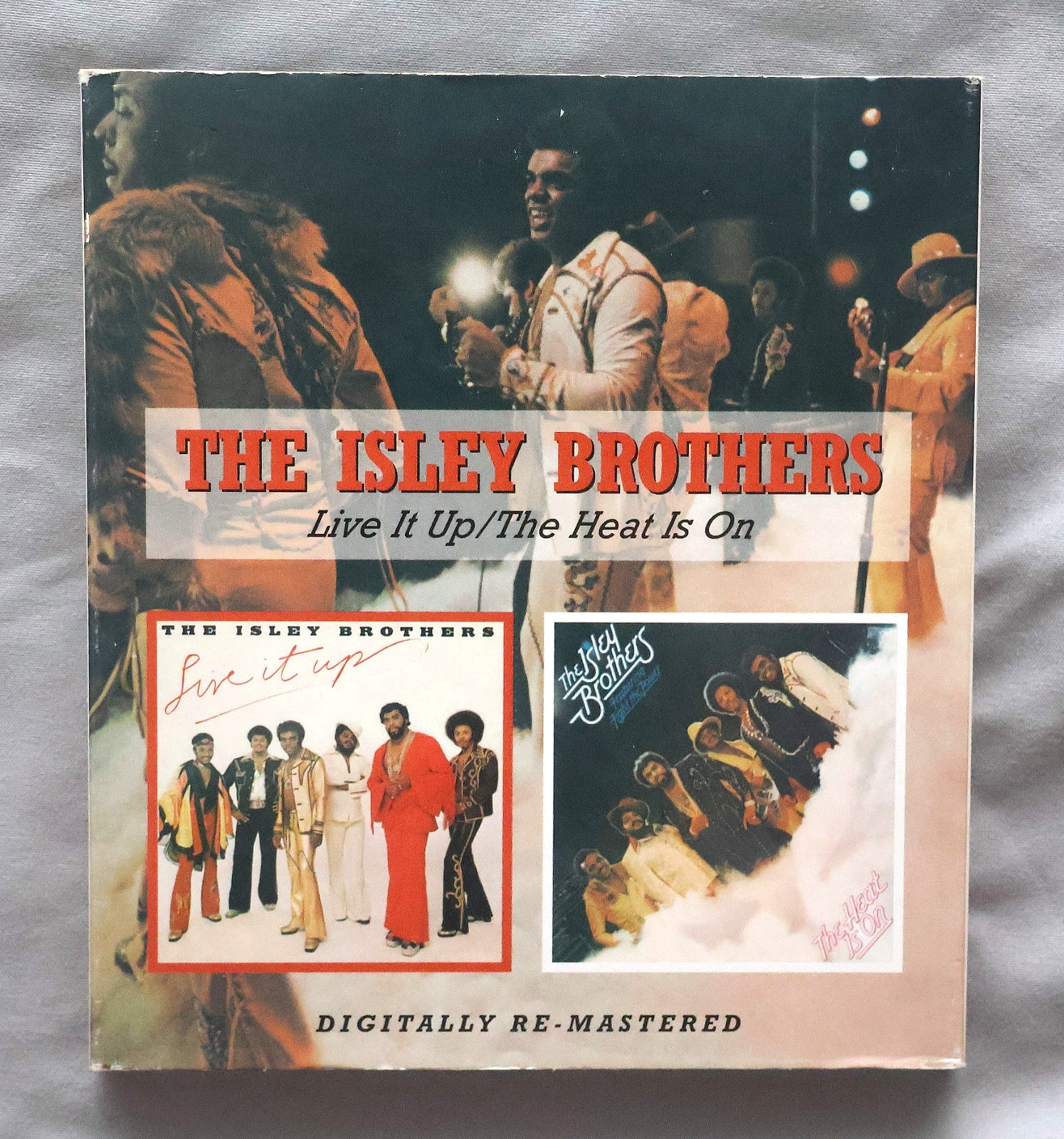 The Isley Brothers: Live It Up + The Heat Is On. (CD, 2007, BGO, Remastered).