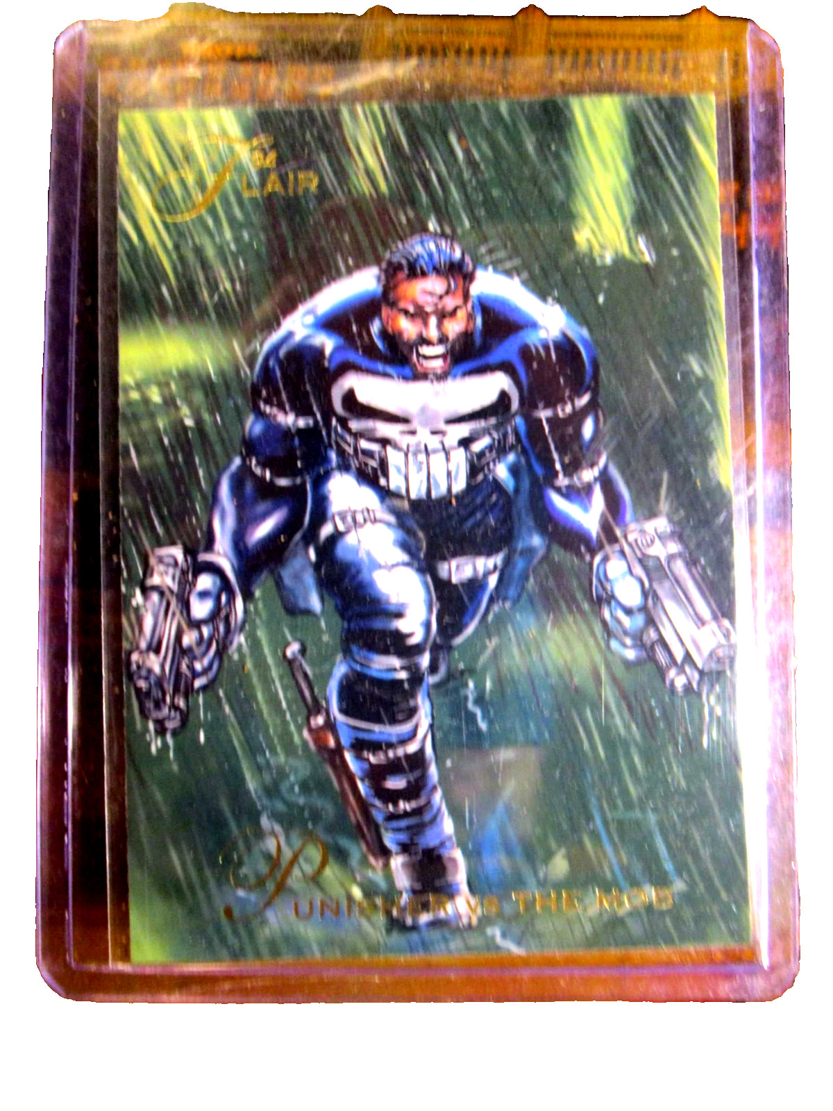 1994 Flair Marvel Annual Trading Card #87 The Punisher Infiltrate The Mob