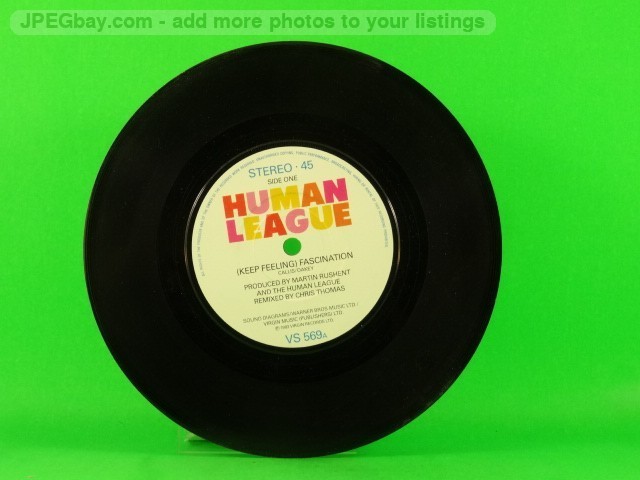 HUMAN LEAGUE FASCINATION (PLAIN SLEEVE) (2) (137) 7" VIRGIN