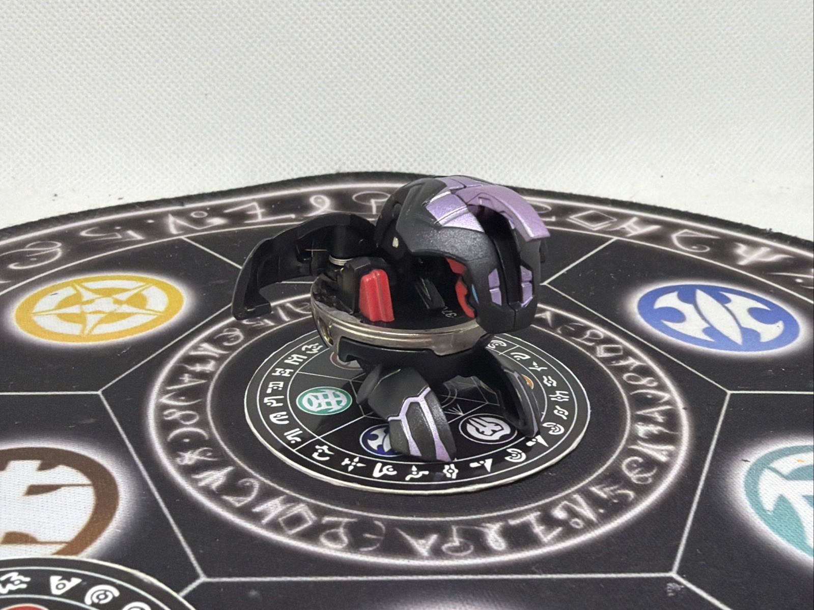 Bakugan Battle Brawlers B1 Darkus Delta Dragonoid Giappone importazione VHTF