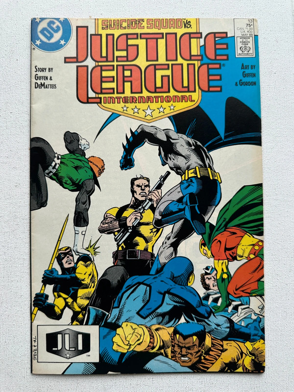 Justice League America 13 Cover by Keven Maguire & Al Gordon (1987 DC)