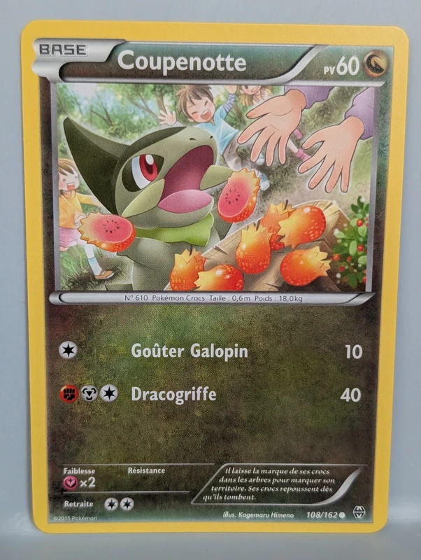 Carte Pokémon Coupenotte 108/162 – XY Impulsion Turbo – FR