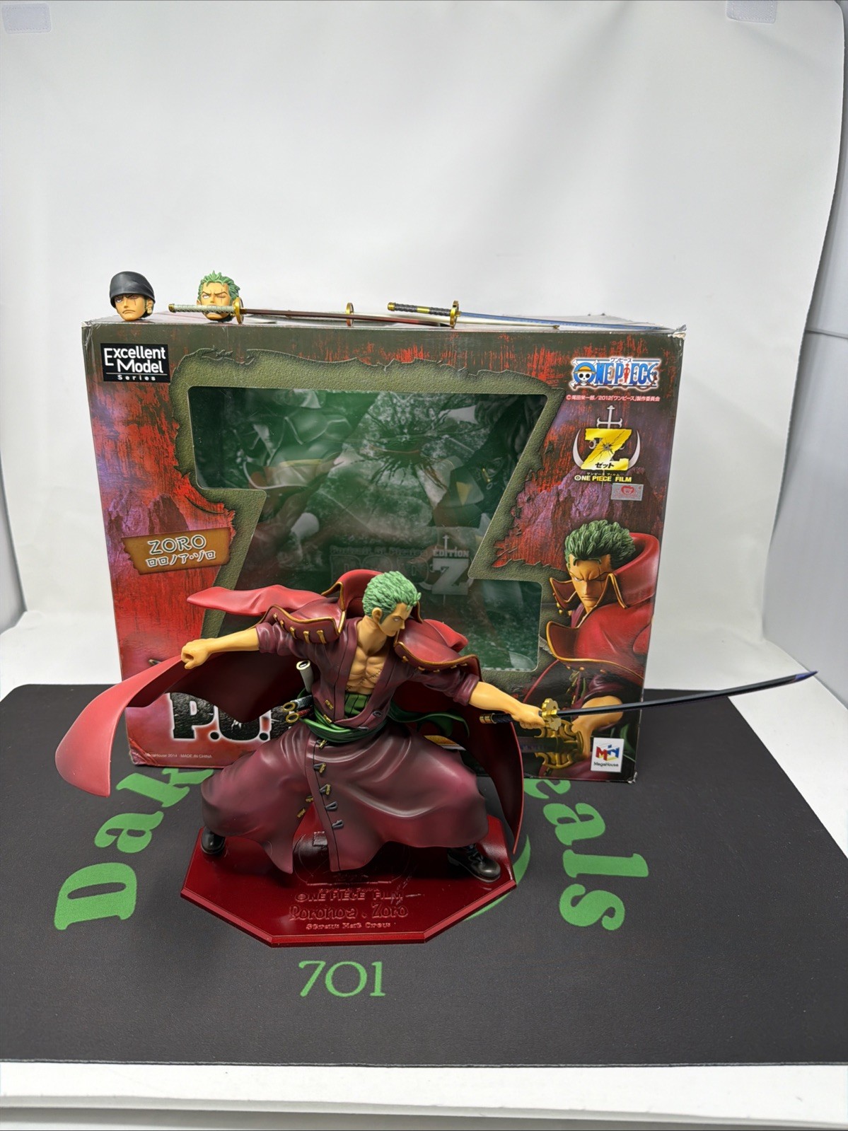 MegaHouse Modellino One Piece Portrait Of Pirates Edition Z Roronoa Zoro