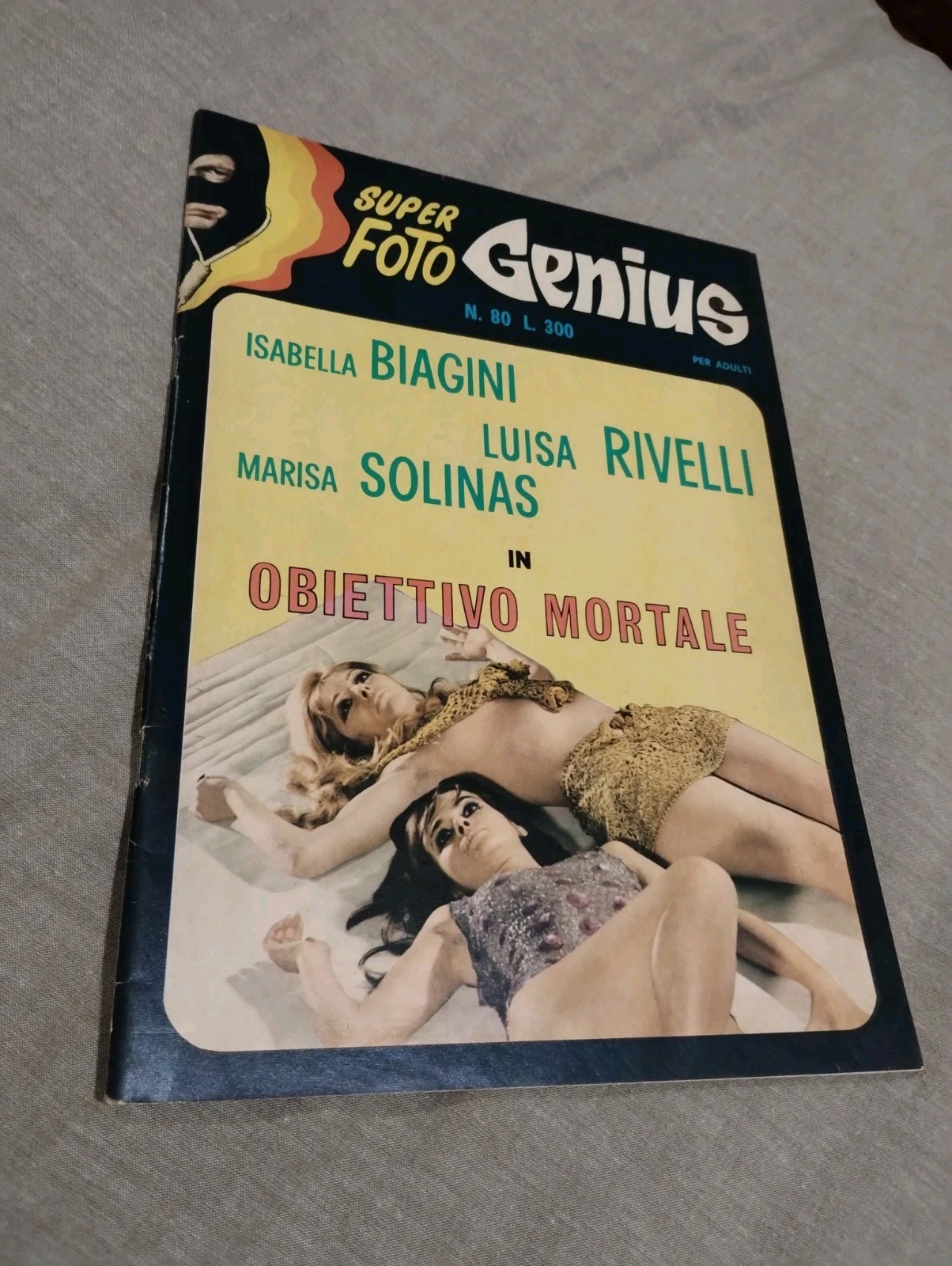 GENIUS fotoromanzo n. 80 Furio Viano 1969 EDICOLA con manifesto rarissimo