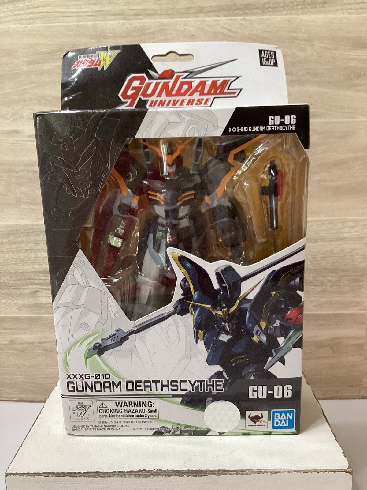 Bandai Gundam Universe GU-32 DeathScythe Hell EW XXXG-01D2 Tamashii nuovo sigillato