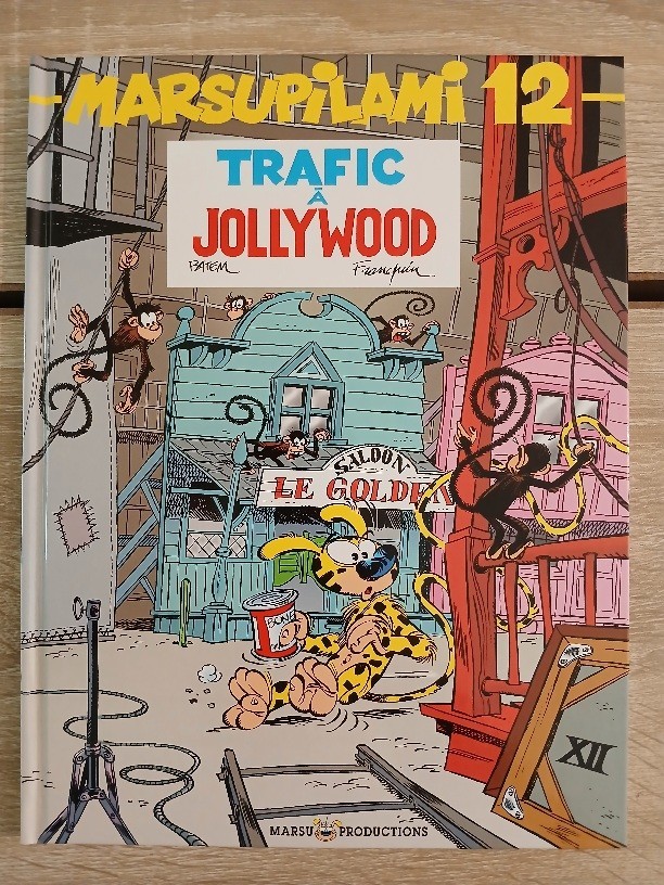 Marsupilami 12 Trafic à Jollywood - EO 1998 + ex-libris signé Batem