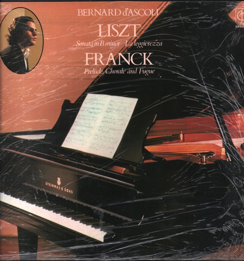 Cfp40380 Bernard D'ascoli Bernard D'ascoli Suona Liszt E Franck LP Vinile UK