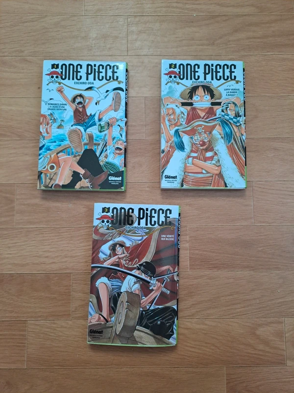 Lot manga One piece 1 à 3