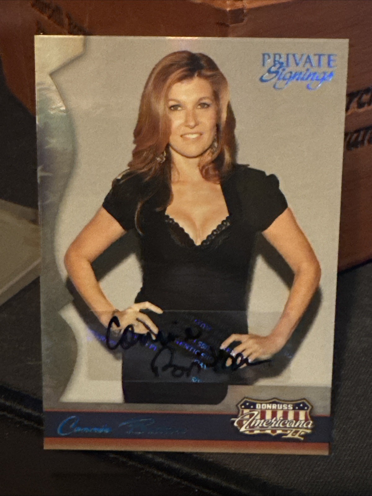 CONNIE BRITTON 2009 DONRUSS AMERICANA AUTOGRAPH 26/60 Card