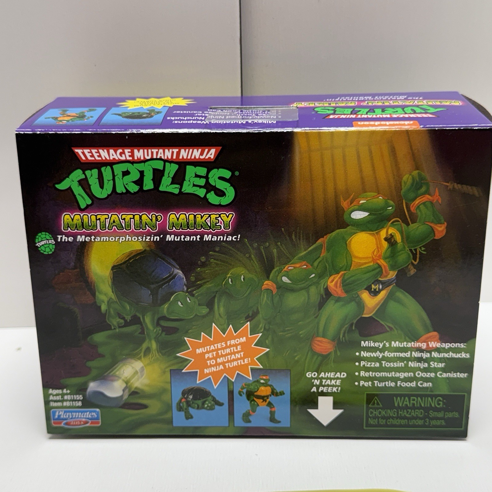Teenage Mutant Ninja Turtles Mutant Mayhem Mutatin Mikey Pet 2023 TMNT Movie