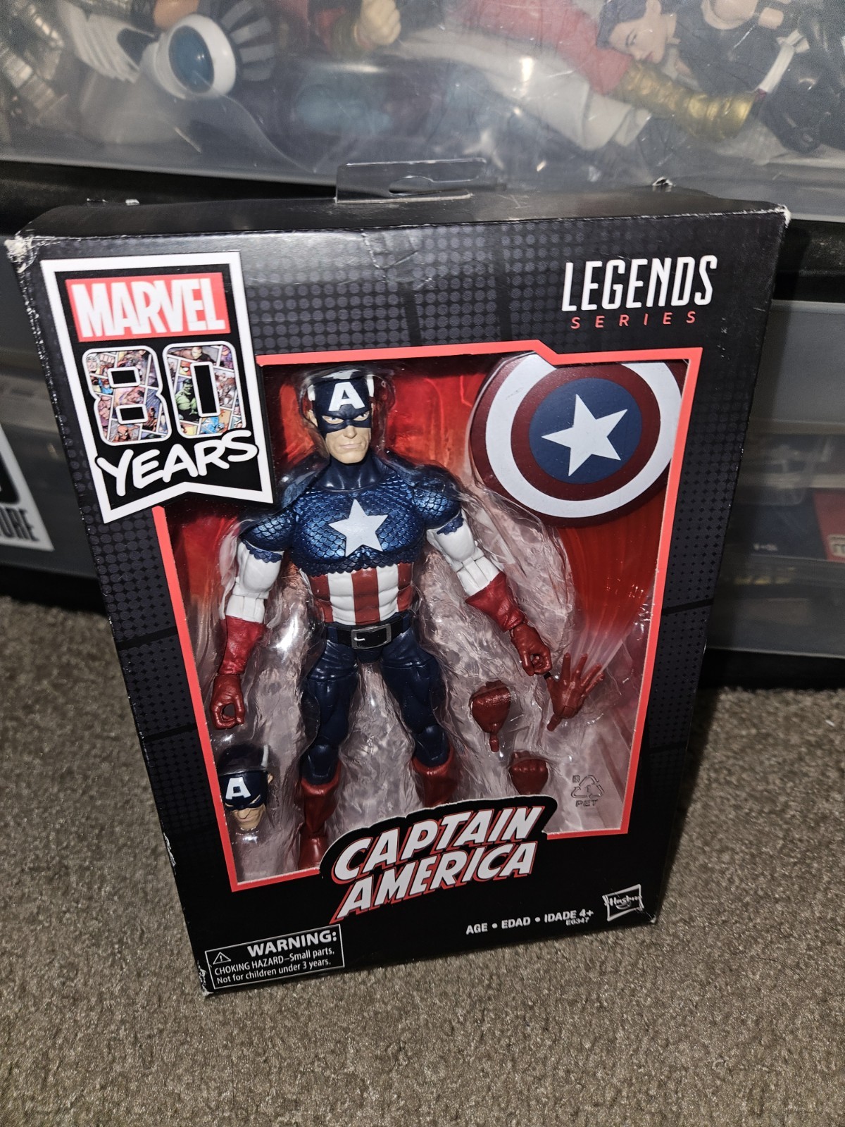 Marvel Legends 80th Anniversary Captain America 6” Figure NIB 
