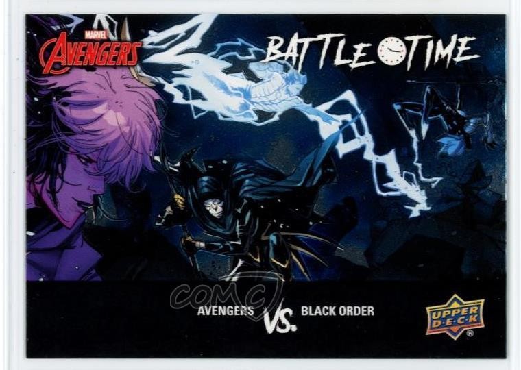 2024 Upper Deck Marvel Battle Time Blue Avengers vs Black Order #BT-15 1b9b