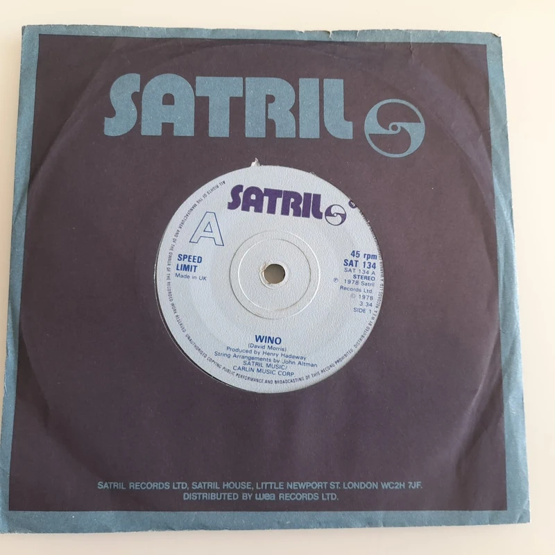 Speed Limit - Motor kid 7" Nwobhm 1978