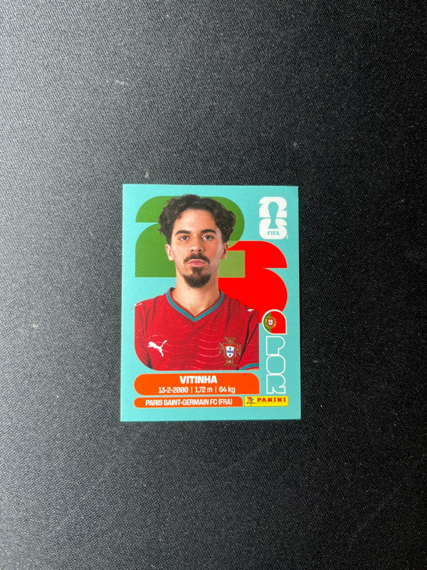 Vitinha figurinha copa 2026
