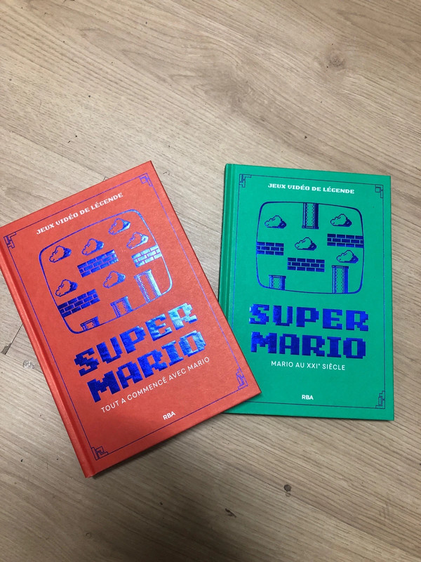 Lots de deux livre super Mario