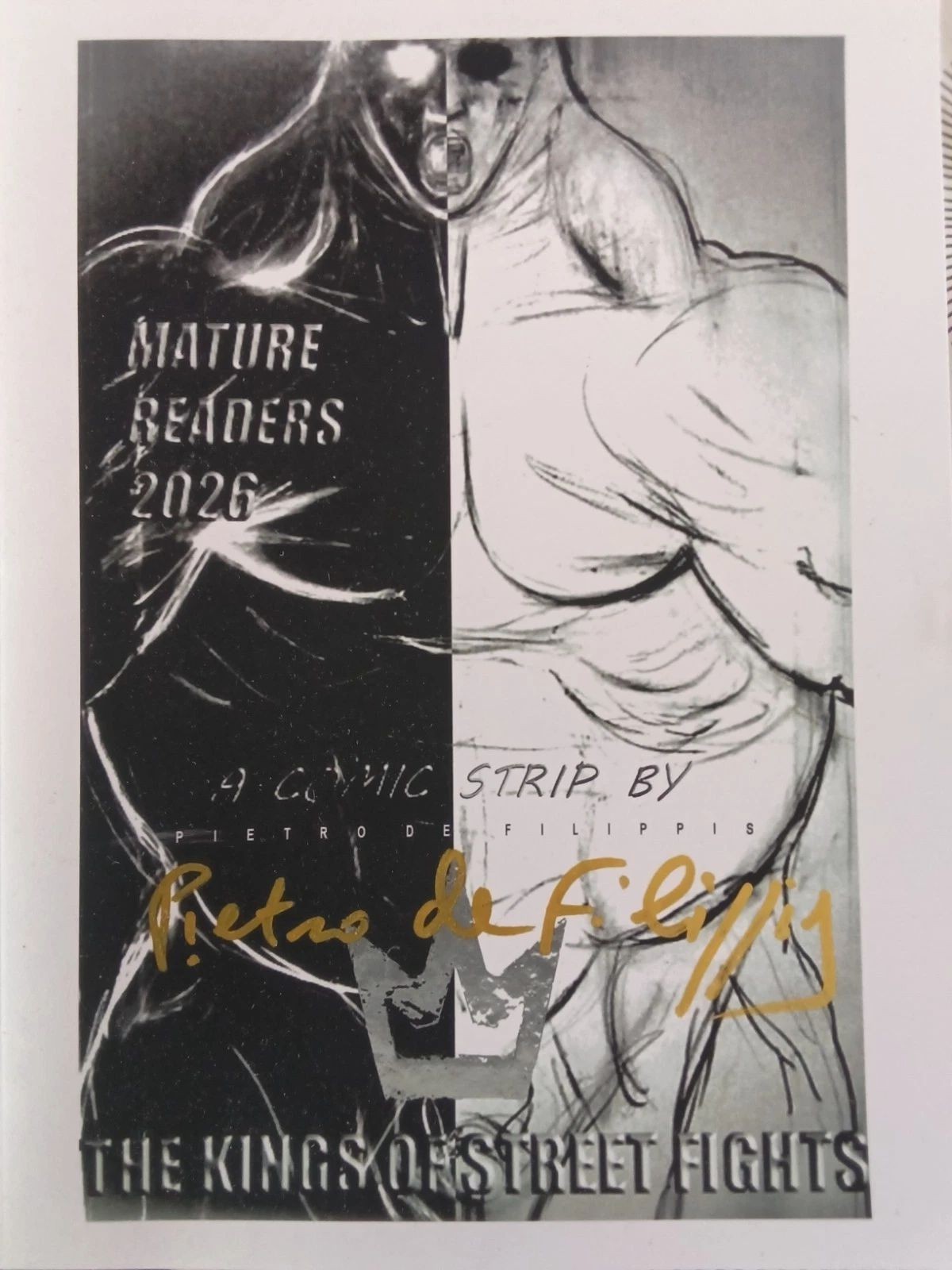 Signed comic & sketch self publishing, underground by PIETRO DE FILIPPIS 