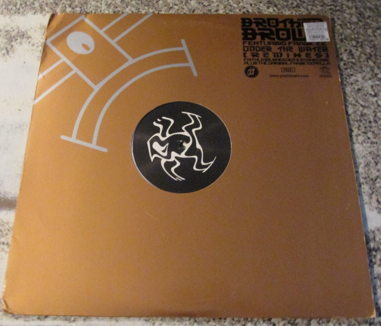 12" Music Record Album UK Brother Brown Featuring Frankee Under the water