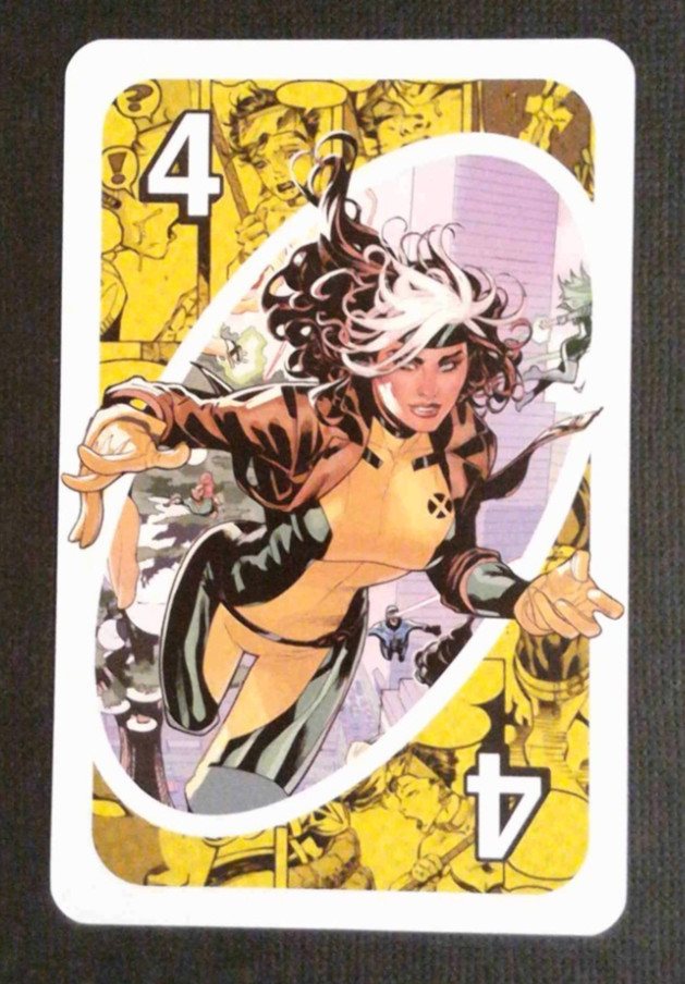 2026 Uno Marvel X-Men Card Giallo Rogue #4