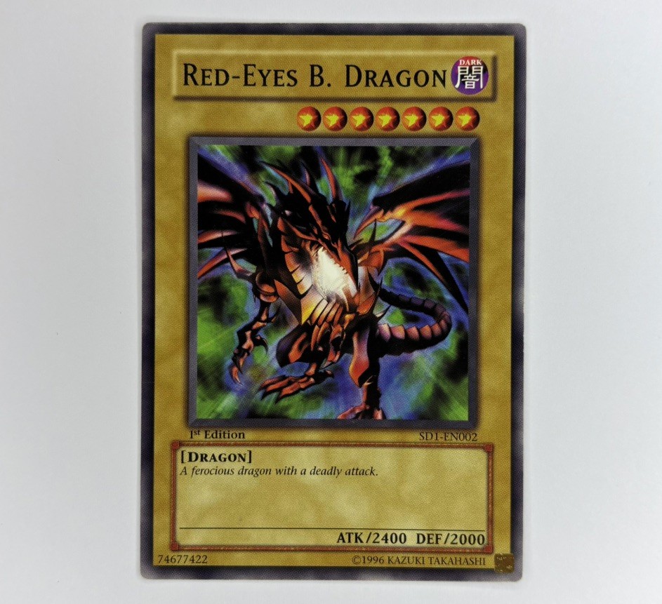 Yu-Gi-Oh! Red-Eyes Black Dragon - SD1-EN002 - Common - 1st Edition - VLP