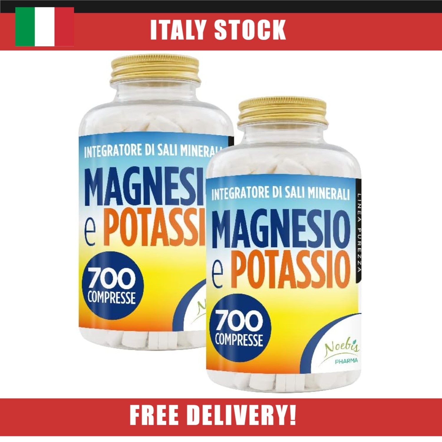 Magnesio E Potassio 1400 Compresse - Magnesio Citrato E Potassio Citrato -