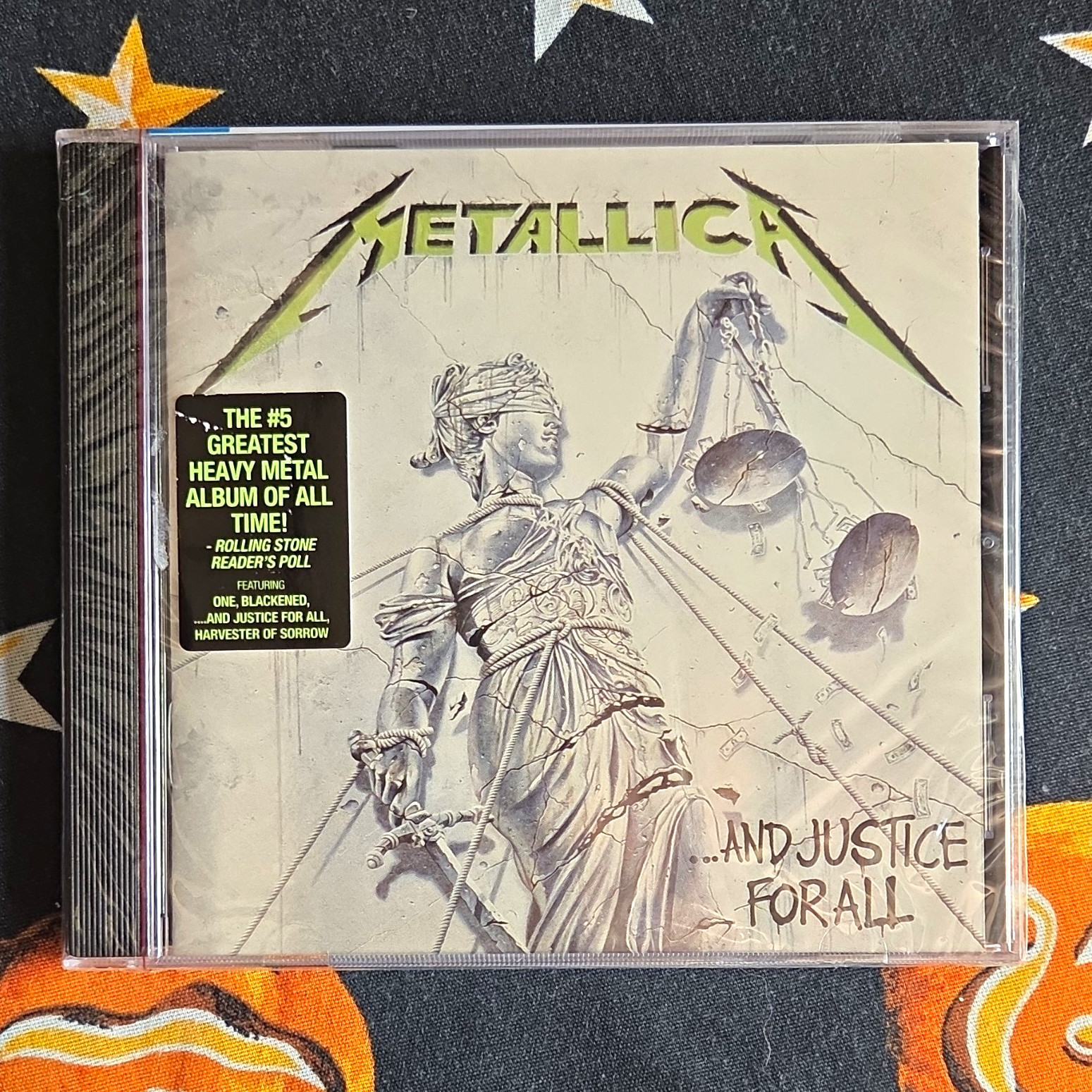 Metallica ...And Justice for All CD Album 1988 Blackened BLCKND007-2 Jewel