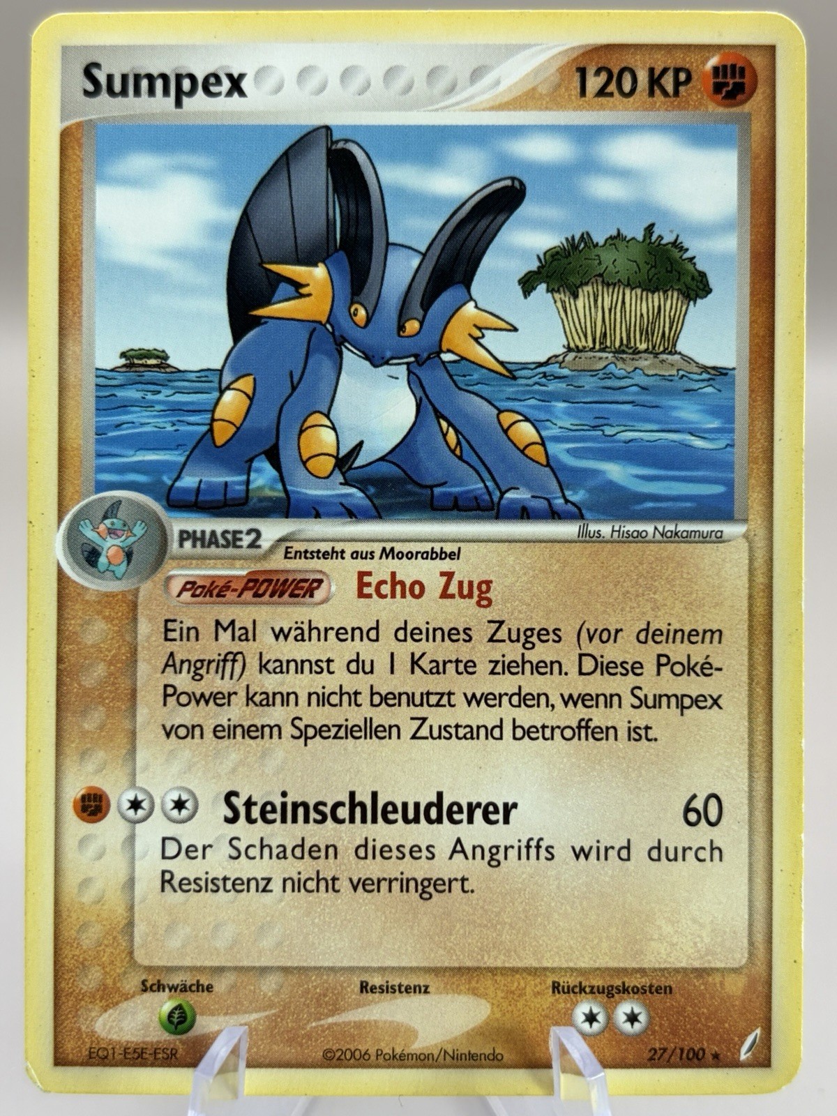 Carta Pokémon Sumpx - EX Crystal Guardians - 27/100 Italiano Excellent Non Holo