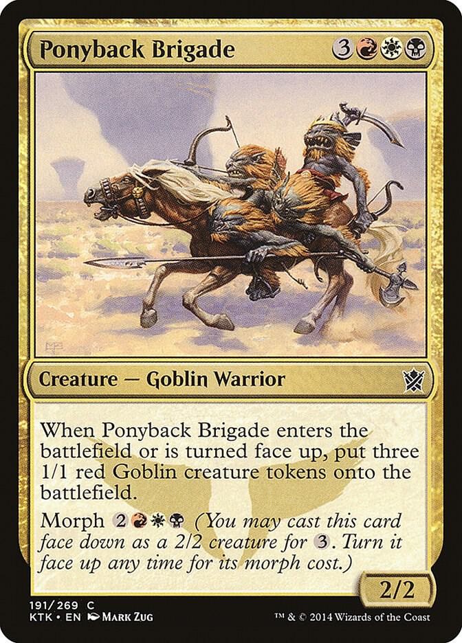 Brigata Ponyback - Khans Of Tarkir - 191 - NM Magic: The Gathering