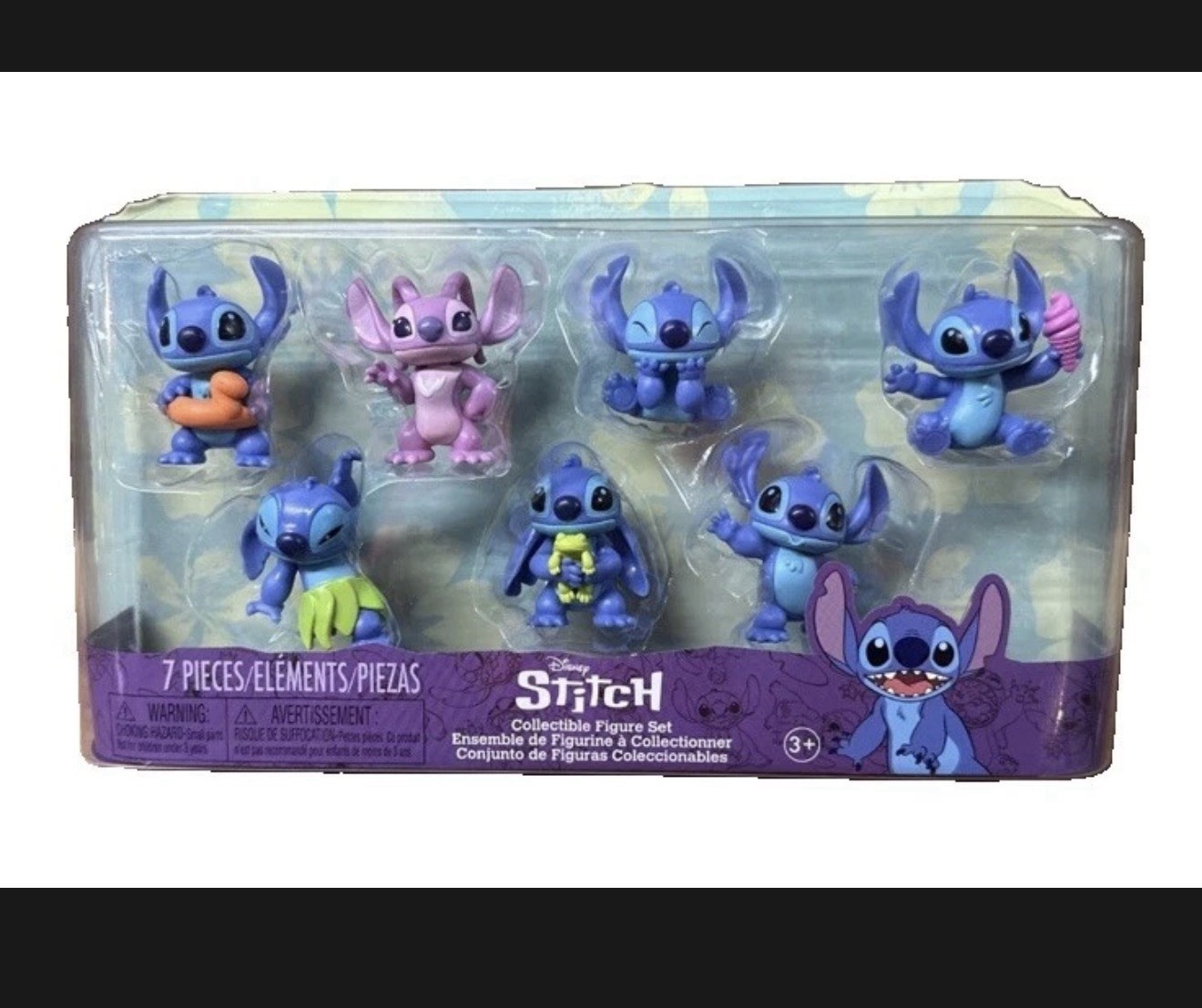 Disney Stitch Collectible 7 Figure Set