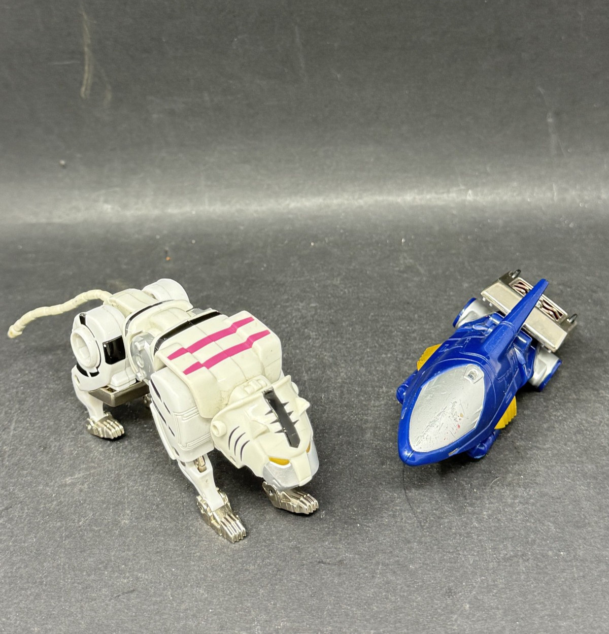 Power Rangers Wild Force DX White Tiger Blue Shark Zord Gaoranger Bandai