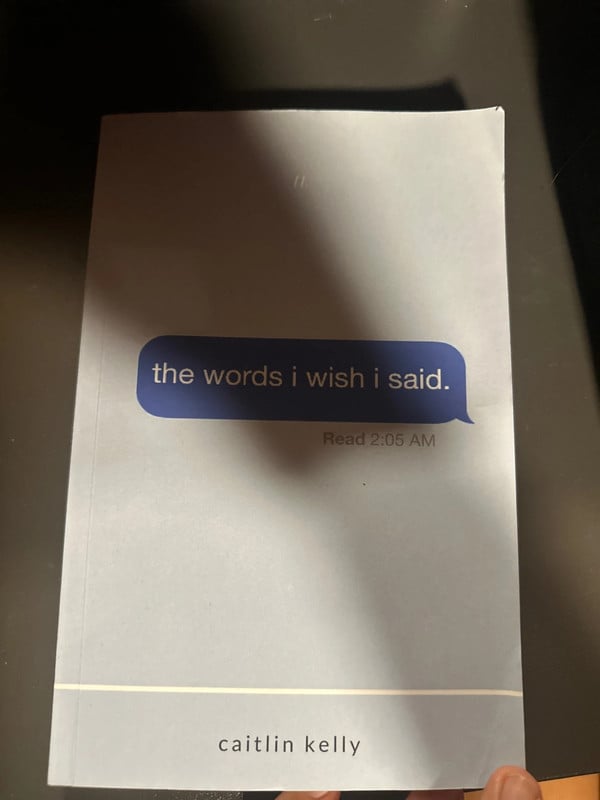Book- The words i wish i said