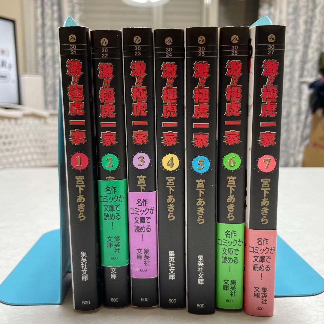 Geki!! Gokutora Ikka Bunko Vol.1-7 Completo Fumetto Manga Lingua: JPN