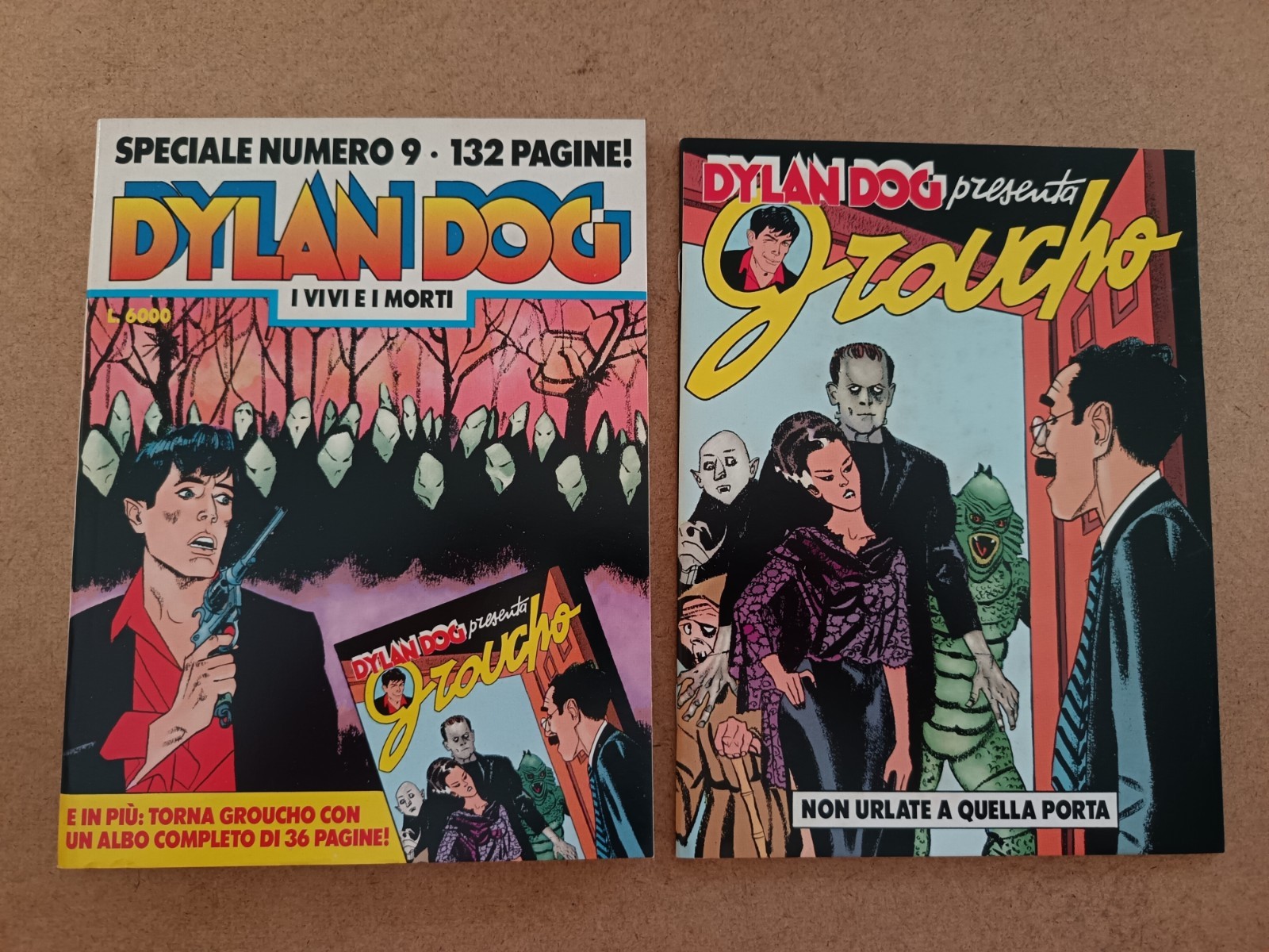 1910A DYLAN DOG SPECIALE N° 9 1995 + ALBO GROUCHO BONELLI ED. OTTIMO